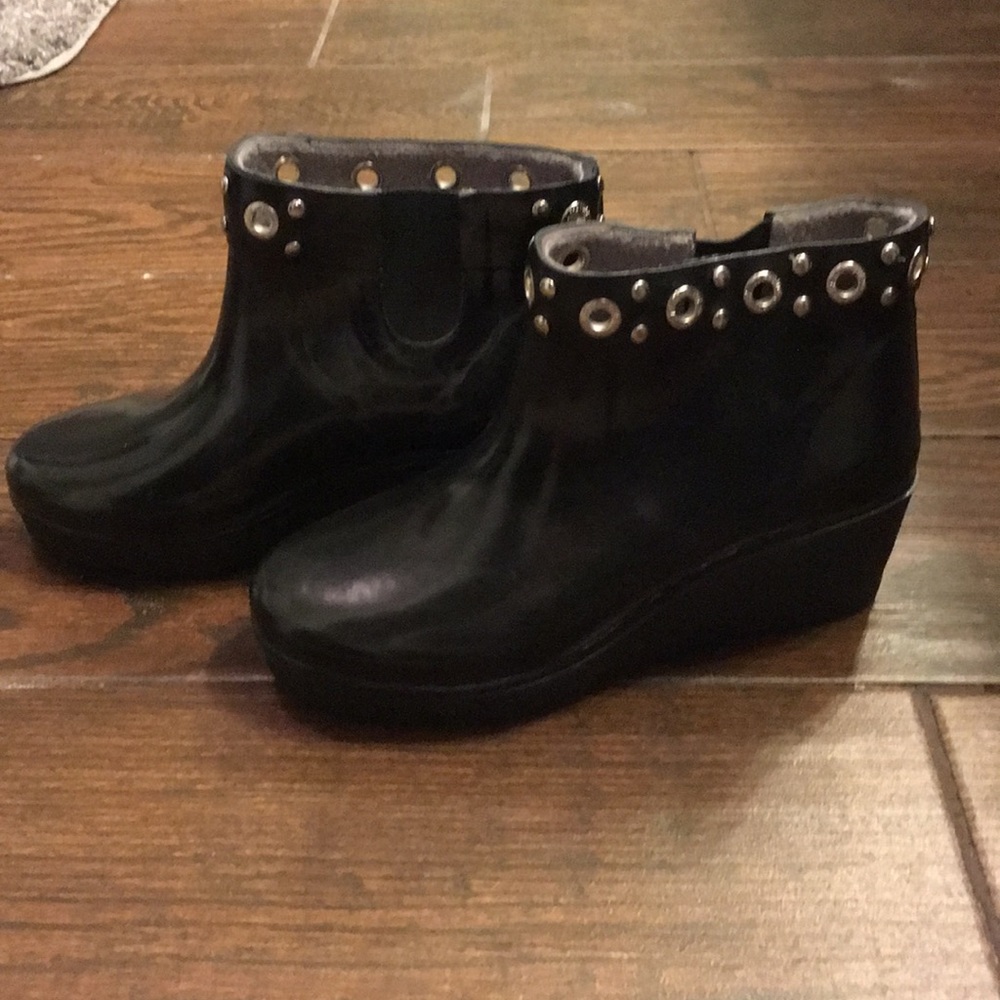 Sperry Wedge rain boot bootie